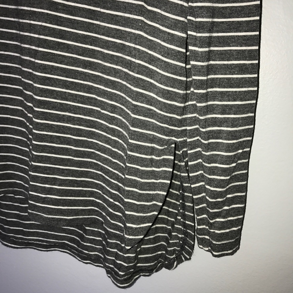 AE Soft & Sexy T - Gray and White Stripes - Picture 2 of 5